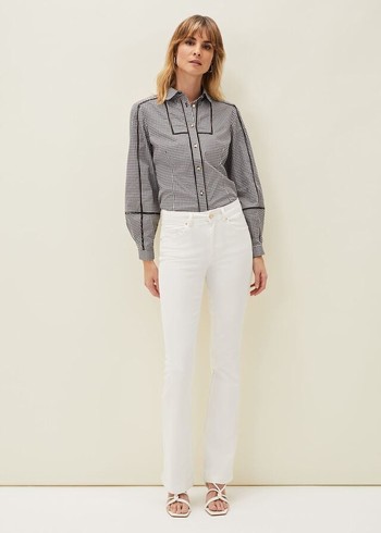 Phase Eight Mea Trousers White Canada | OEUJVX-532